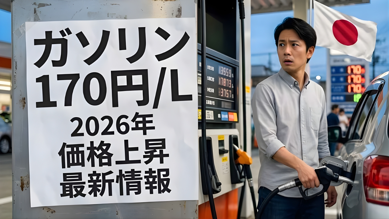 2026年版ガソリン価格速報｜日本政府のエネルギー政策で170円突破の理由とは