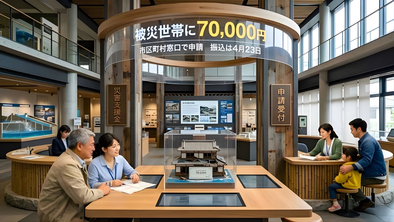 災害緊急支援金2026｜7万円の受け取り方・申請方法と振込スケジュール徹底解説